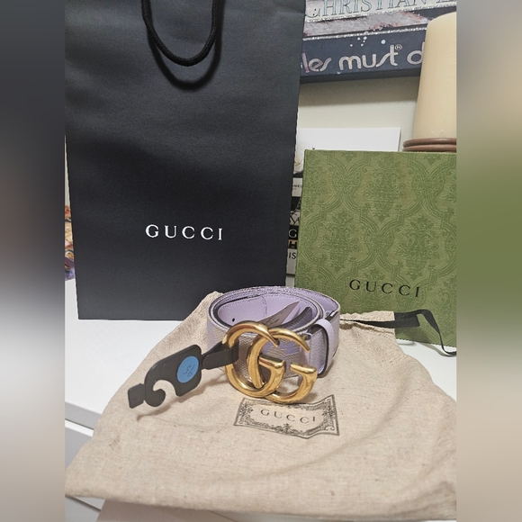 NIB GUCCI GG MARMONT JUMBO GG BELT SIZE 95 IT 38 - Picture 5 of 5